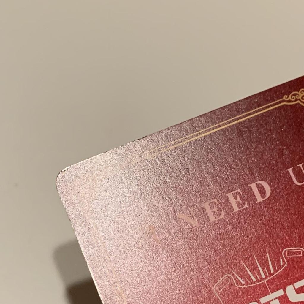 [USED] Yoongi I NEED U Christmas Trading Cards