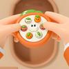 Kids Whack Toy Cartoon Radish Shaped Improve Reactivity Pounding Interactive Educational Toy