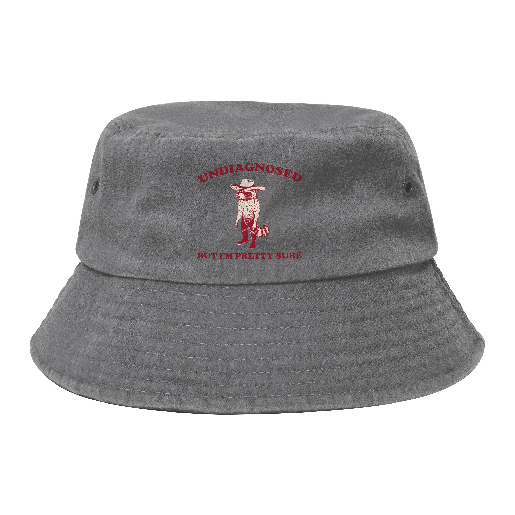 Women Bucket Hat Undiagnosed But Something Aint Right Beach Hatwear Foldable Hiking Fishing Cap Bob Gift One Size