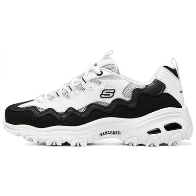 DLites 1.0 Stringate Resistenti Basse da Papà Sneakers Donna Sneakers Nero Bianco 149792-WBK