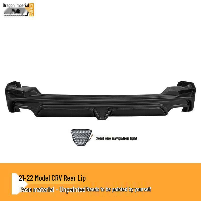 Black Warrior Kit: 21-22 CRV Sport Bumper, Side Skirts, Front Lip, Rear Bumper