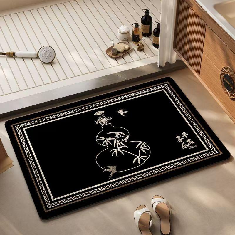 Bathroom Absorbent Diatom Mud Toilet Non-slip Doormat Toilet Toilet Floor Mat Toilet