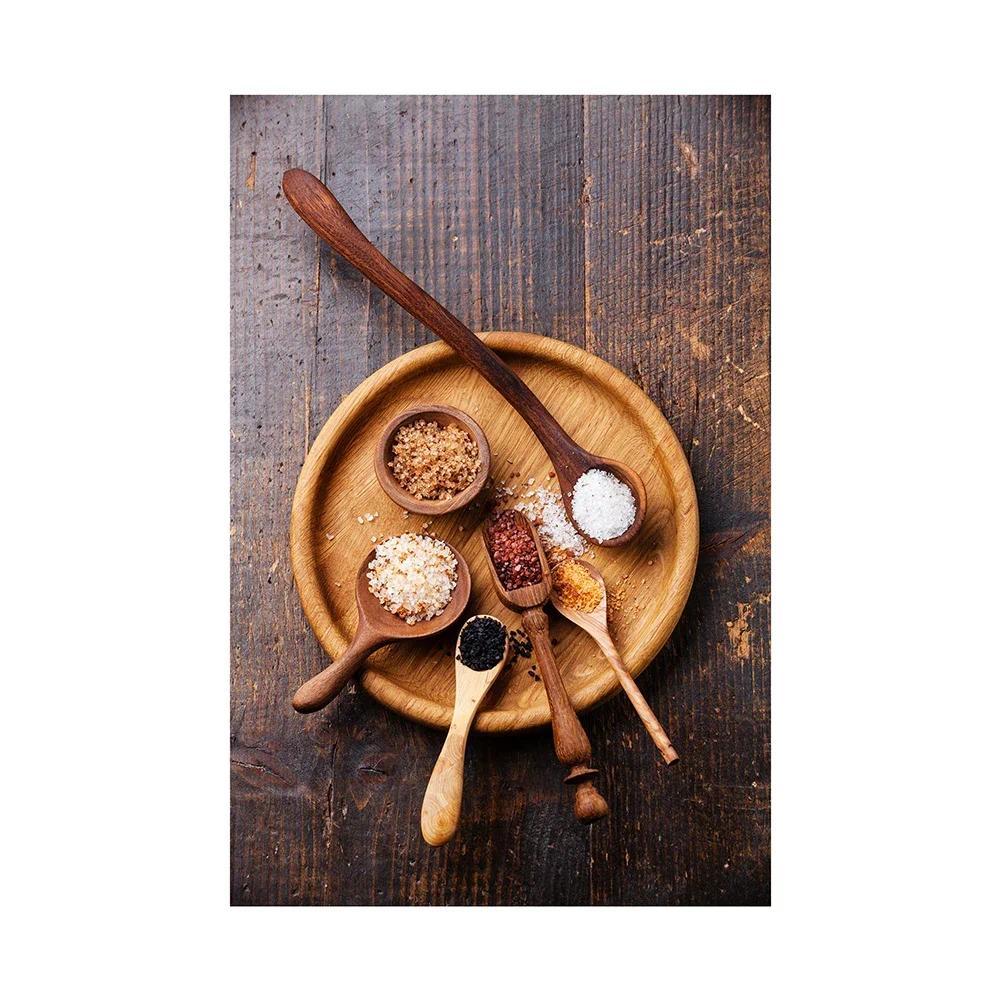 Kitchen Posters Grains Spices Spoon Peppers Canvas Painting Wall Art Modern Food Picture Restaurant Decor Nordic Home Decoration