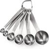 Stainless Innovative Steel Measuring Spoon Set With Accurate Scale For Baking And Culinary Use