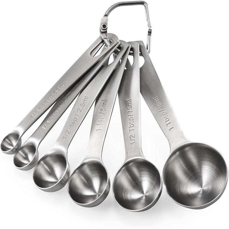 

Steel Stainless Innovative Measuring Spoon Set With Accurate Scale For Baking And Culinary Use