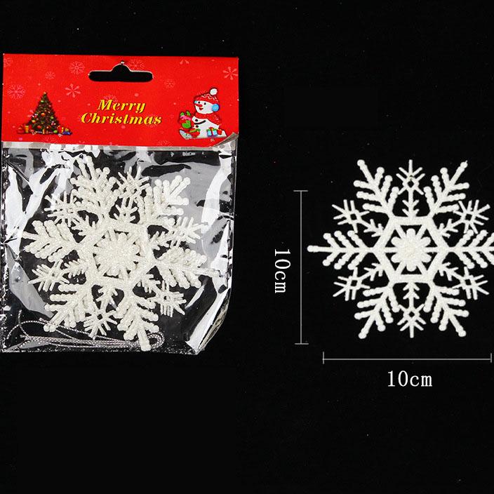 

Рождественская подвеска в виде снежинки пластиковая белая снежинка гирлянда окно Рождественская елка снежинка место проведения вечеринки подвеска