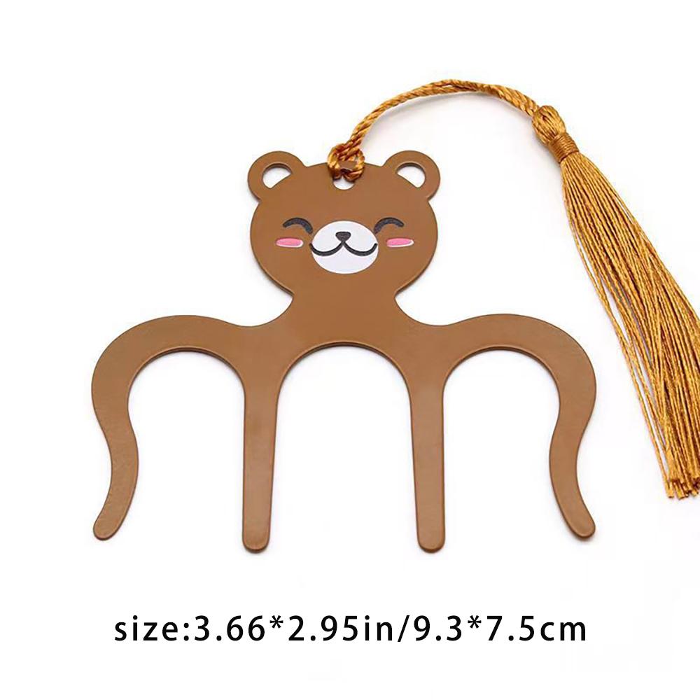 

Cartoon Cute M-shaped Score Clip, Metal Iron Book Clip, Flat Paging Book, Fixed Bookmark, Piano Score Clip