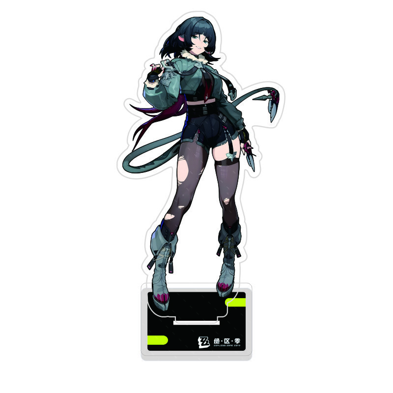 New Hot Game Zenless Zone Zero Nicole Demara Billy Kid Von Lycaon Acrylic Stand Model Plate Keychain Desk Decor Collection gift