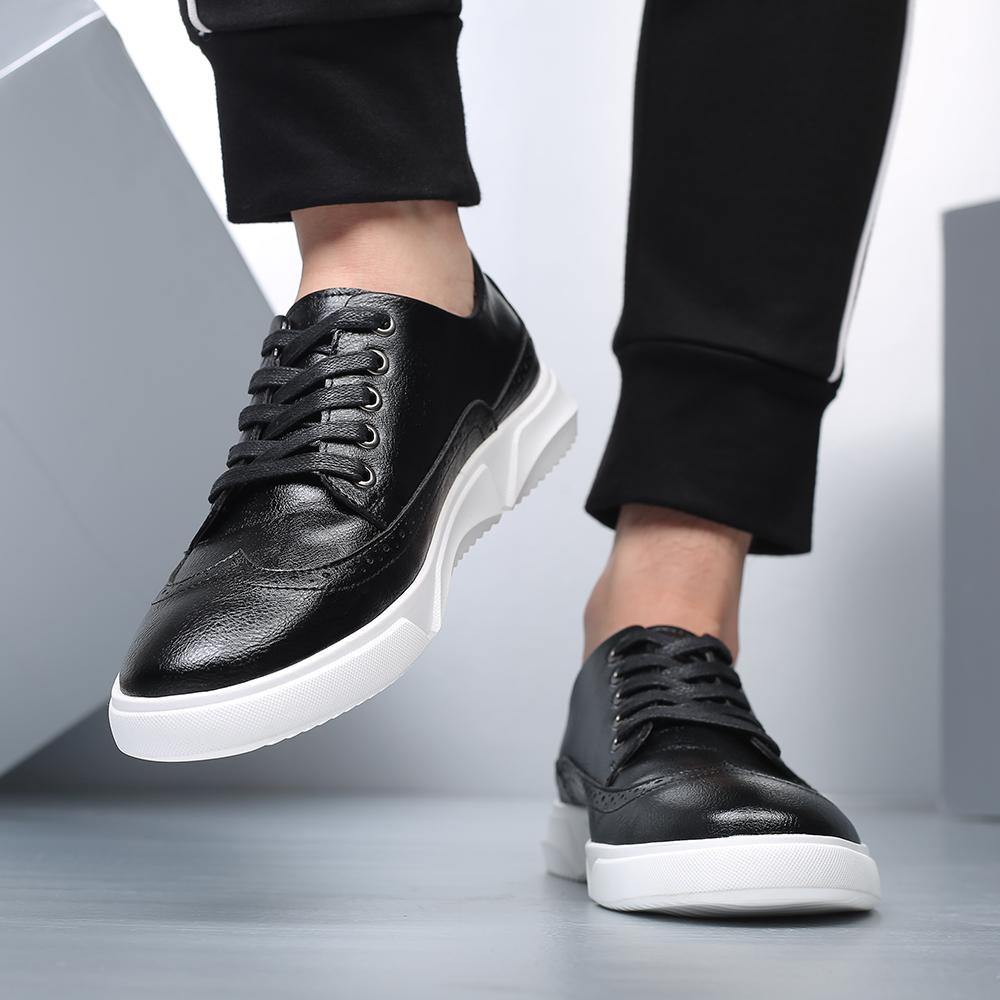 Men's Casual Dress Sneakers Classic Lightweight Lace Up Shoes for Men