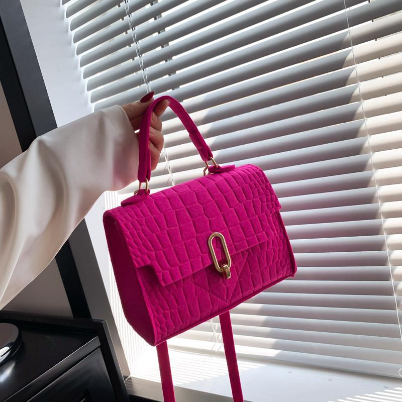 Chic Trendy Crossbody Bag Retro Simple Small Square Design Perfect For Everyday Use