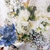 Fashion 180*70cm Women Silk Scarf Peony Flower Soft Silk Scarves Luxury Breathable Women Head Scarf Summer