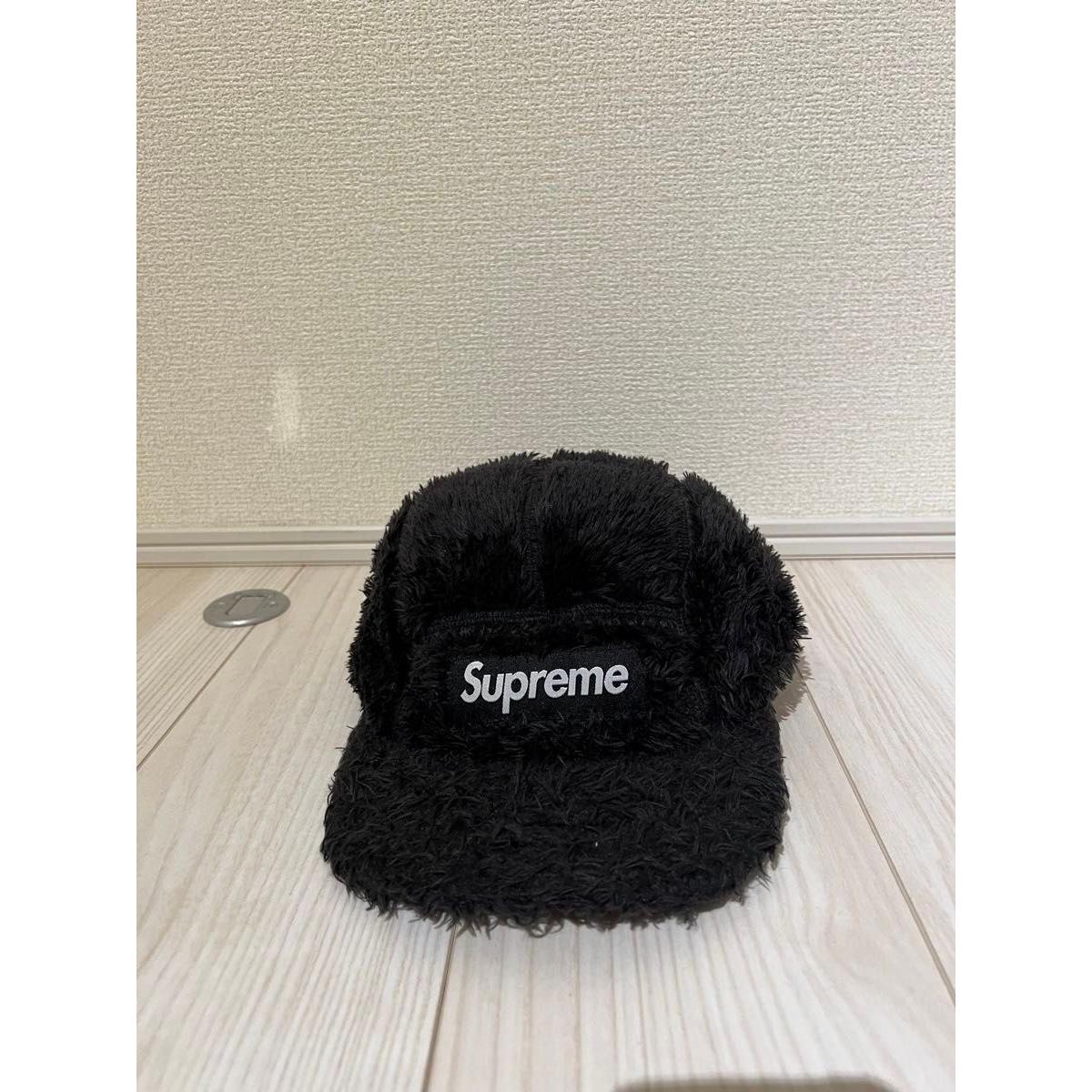 Б/у Самая низкая цена! Кепка Supreme Fuzzy Camp Supreme Fuzzy Camp Черная