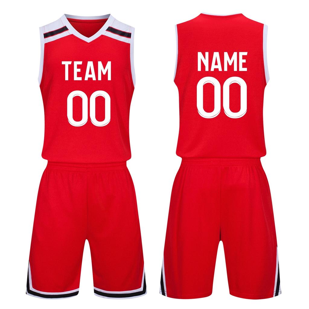 Basketball Custom Clothes Kids Basketball Suit Classic Tops + Pants Basketball Jerseys Suit Set