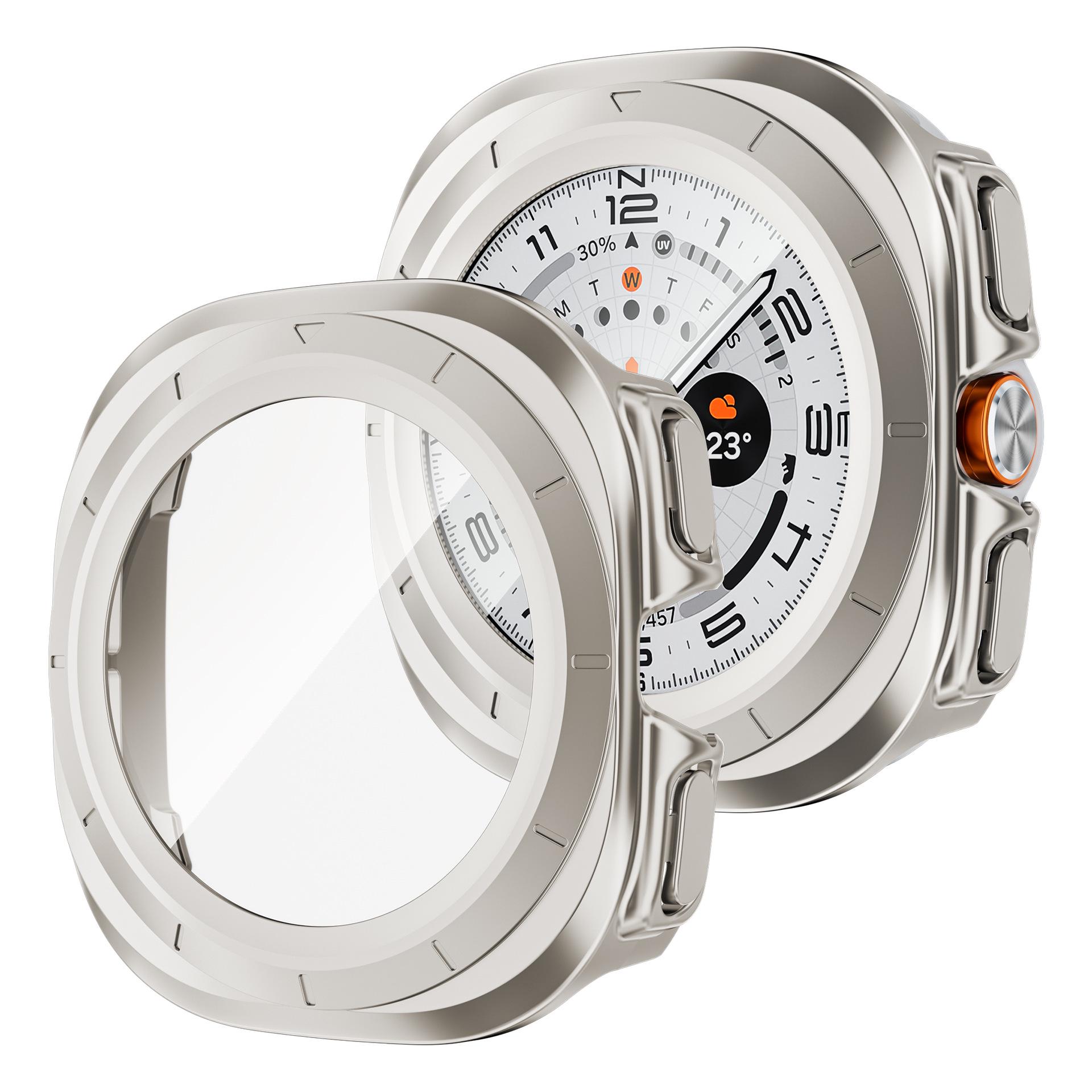 

Samsung Watch 7 Protective Case with Tempered Glass Film for 40/44mm 47mm