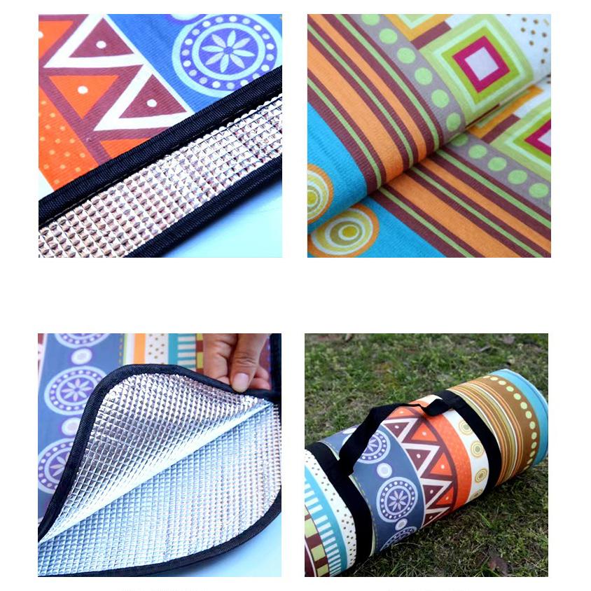 Picnic Blankets Extra Large, Waterproof Foldable Outdoor Beach Blanket,3-Layer Picnic Mat for Camping, Hiking, Travel, Park, Concerts