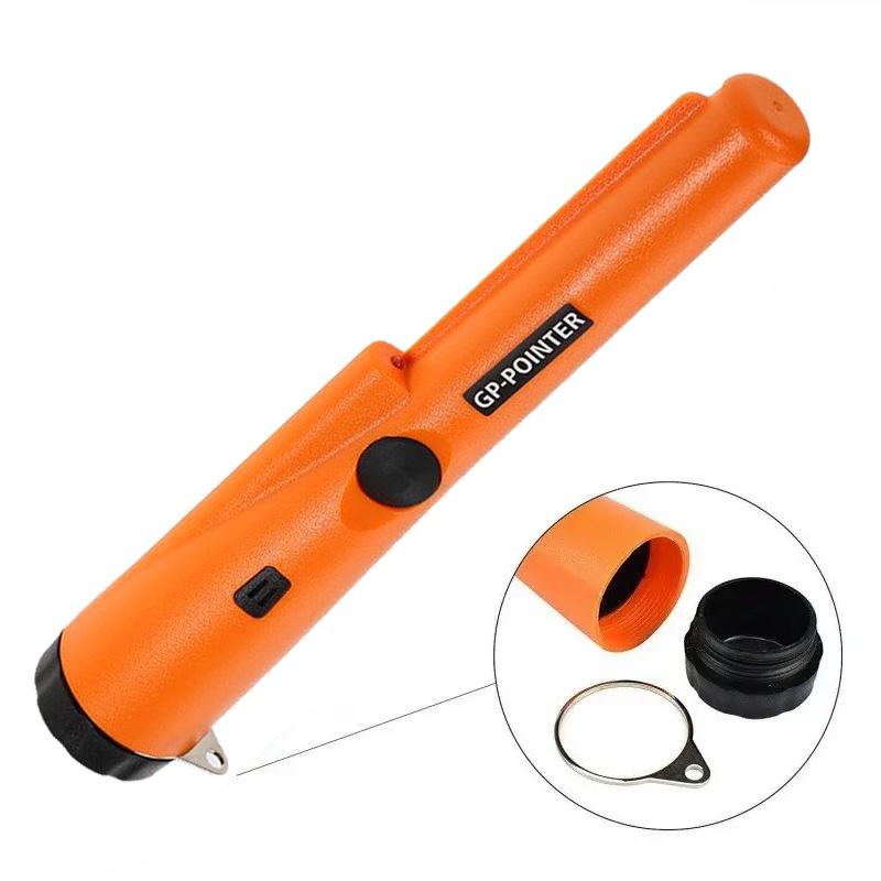 Handheld Metal Detector Pinpointer with Precise Positioning - Orange, Green, Black for Security Inspections