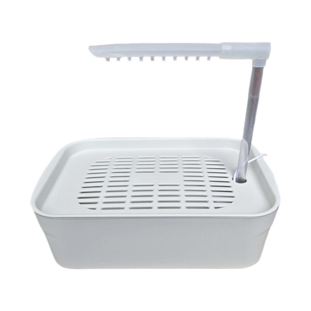 Elektryczna wanna dla ptaków zasilana przez USB Papugi Brodzik prysznicowy do domu Artykuł do pielęgnacji piór ptaków z łatwą kontrolą przepływu wody