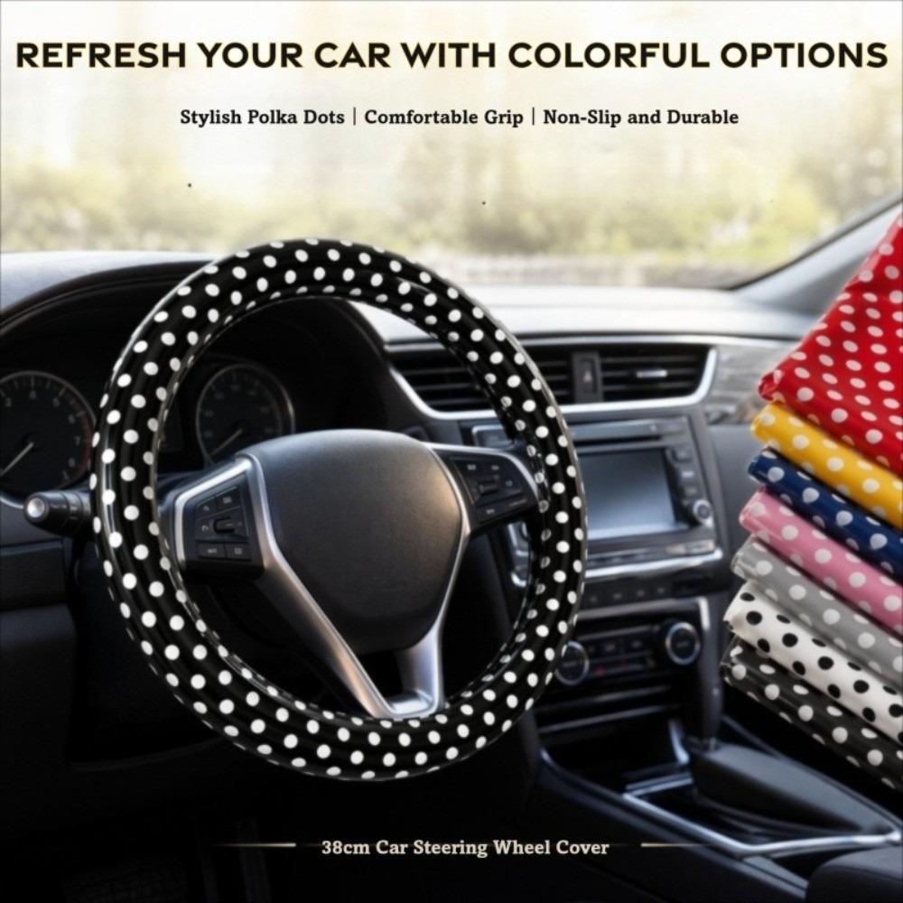 PVC-Leder Auto Lenkrad Dekoration Automobil Zubehör Auto Innenraum Dekoration