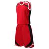 Unisex Basketball-Uniform-Set: Schnelltrocknend, Lässig, Sommer-Sportbekleidung, Dünnes Zweiteiliges Outfit für Erwachsene