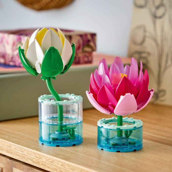 LEGO Botanicals 11511 Les Nénuphars - Set de Fleurs Artificielles dès 9 ans - Décoration