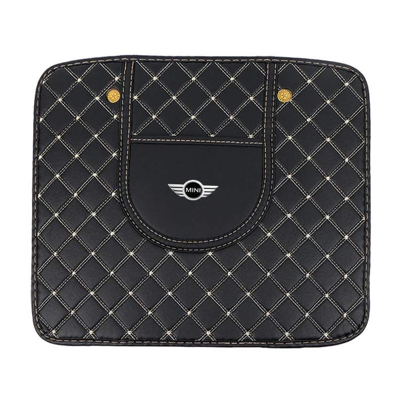 Car Anti-kick Pad Interior Pu Leather Auto Seat Back Protector Pads For Mini Cooper One S Clubman R50 R53 R56 R60 F55 F56 R57 R58 R59