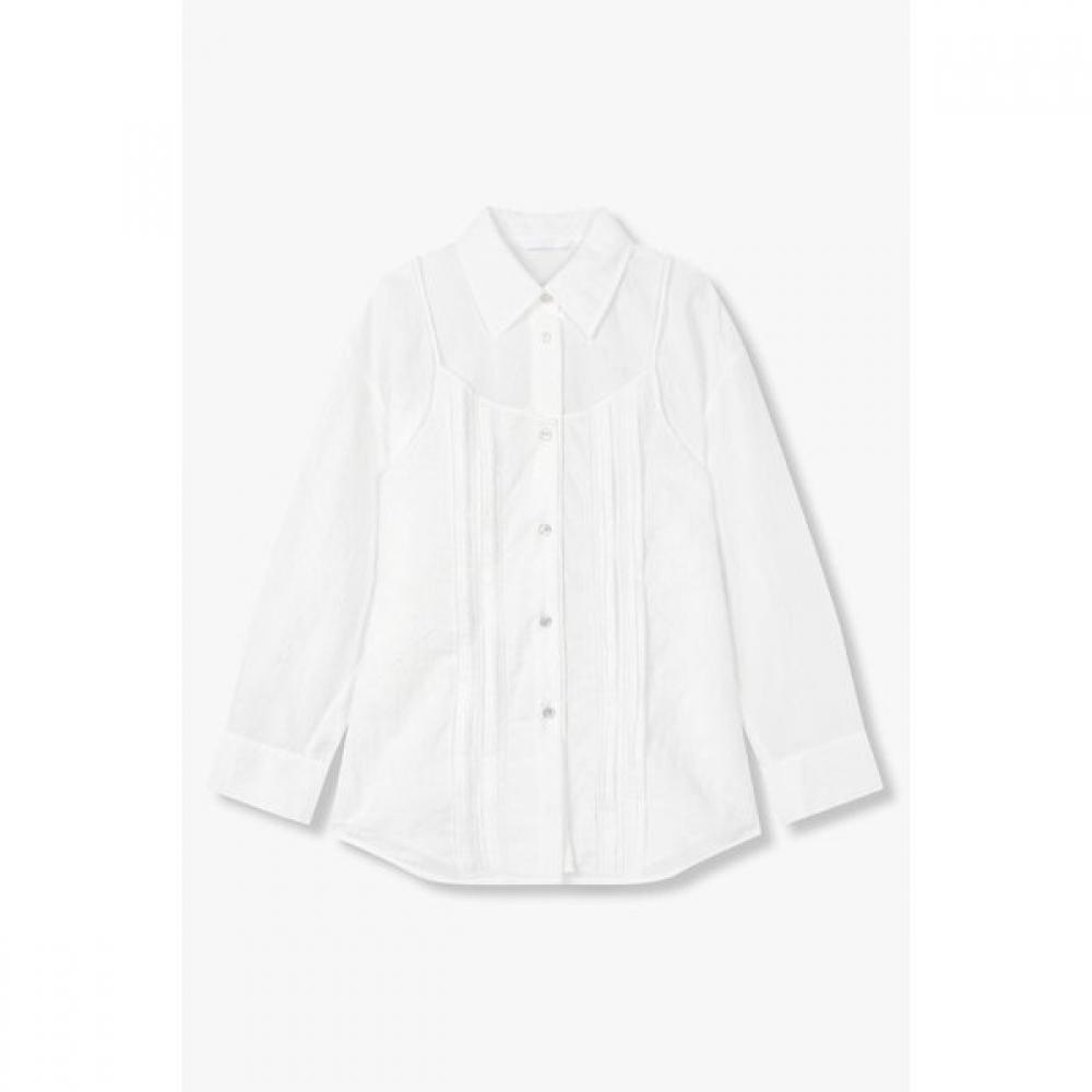 

Vov Nylon Pintuck Bustier Shirt 7115260202 blacks/S