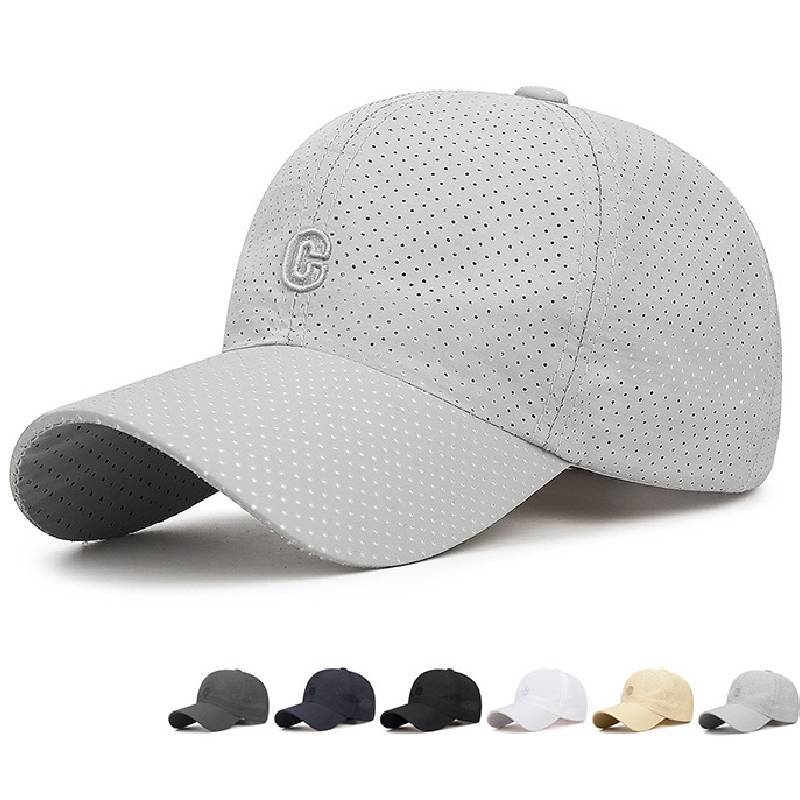 Letter Embroidered Baseball Cap With Sun Protection Breathable Lightweight For Men Women