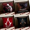 Federa per Cuscino Assassin's Creed SShadows Reversibile Morbida Resistente per Casa Auto Uso Multi-Scena per Comfort Quotidiano
