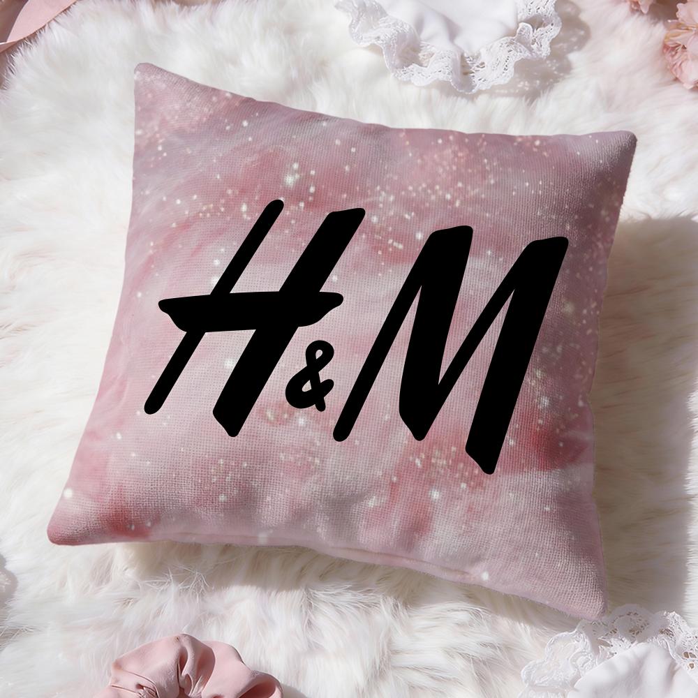 Brand H-H&MS Cushion Cover Premium Comfort Reversible Pillow Cove -Two in One Design for Any Room & Car Interior
