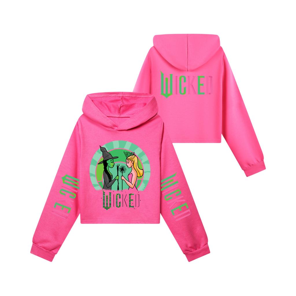 Children's Long-sleeved Loose Pullover Letter-printed Hooded Sweatshirt
