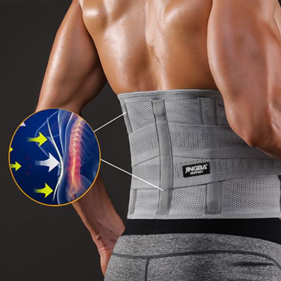 Waist Support Belt Widened Balanced Pressure Men Lightweight Waist Support Back Support Belt for Running