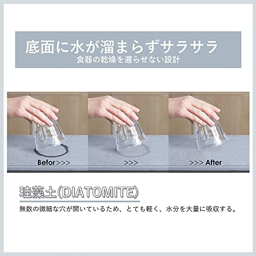 Pearl Metal Diatomaceous Earth Tray, Iron Draining Basket, Black, Skit HB-5314