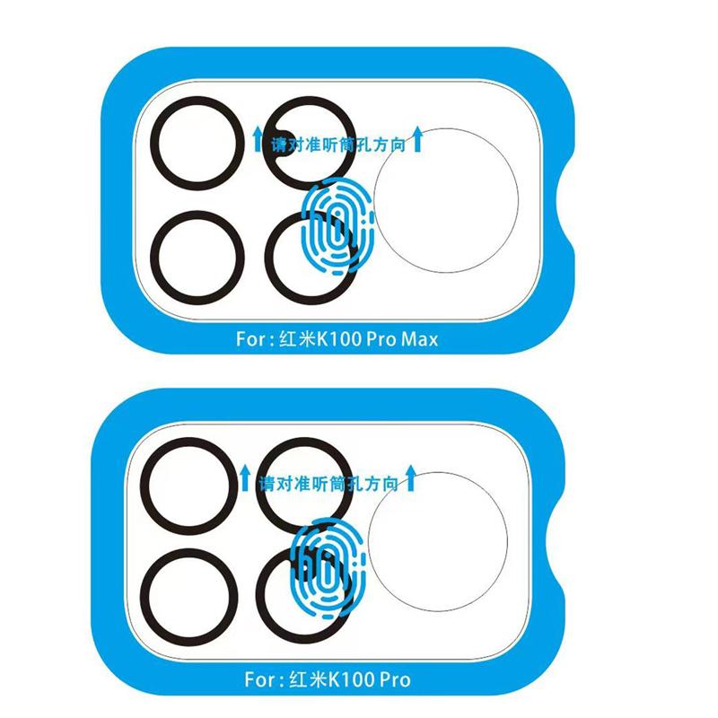 AR Camera Protectors for POCO F9 Ultra Pro Tempered Glass For Redmi K100 Pro Max Protective Film Lens Cover Locator Installation 4