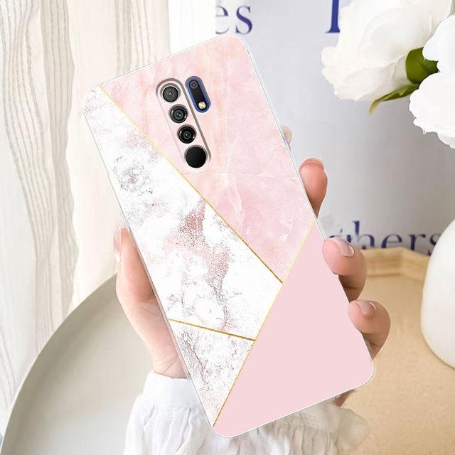 For Redmi 9A 9C NFC Case For Xiaomi Redmi 9 Case Silicon Fashion Clear TPU Back Cover For Xiaomi Redmi 9T 9AT Phone Case Fundas