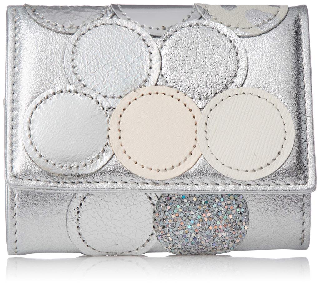 Mini-Geldbörse New Silver [Tsumori Chisato] Multi-Dot Damen