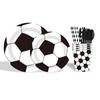 Soccer-Themed World Cup Party Decorations: Disposable Paper Plates, Cups, Napkins, and Tableware Sets