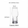 HeY LiLac 500ml Eli Belgian-Inspired Retro Creative Craft Beer Glass | Unique Wavy Cup for Home Bar & Craft Beer Tasting