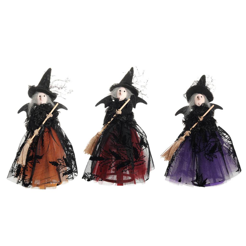 Witch Tree Topper & Halloween Decoration Ornament