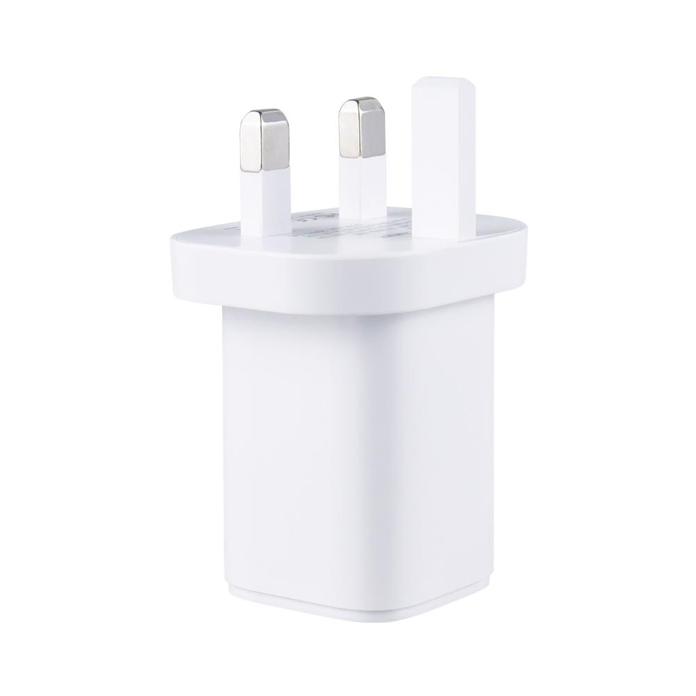 

33W Dual Ports UK Plug Fast Charger PD+QC3.0 USB Type C Two Ports Wall Charger Mobile Phone Charger UK білий