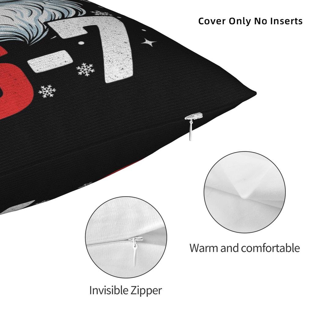 67 Kerst Zes Zeven Kussensloop Zacht Kussenhoes Voor Woonkamerstoel Grappige Kussenslopen