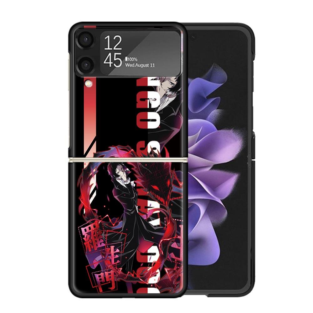

Anime Bungo Stray Dogs Clear Phone Case For Samsung Z Flip 7 6 5 4 3 Galaxy ZFlip7 ZFlip6 ZFlip5 ZFlip4 ZFlip3 5G Print Cover Z Samsung Z Flip 3