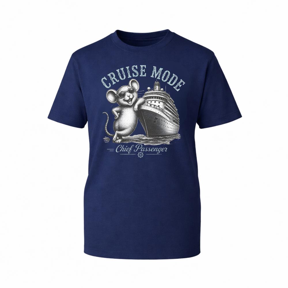 Dark Humor Mouse Graphic TShirt Rat Cruise Ship Passenger Novelty Gift TTop S