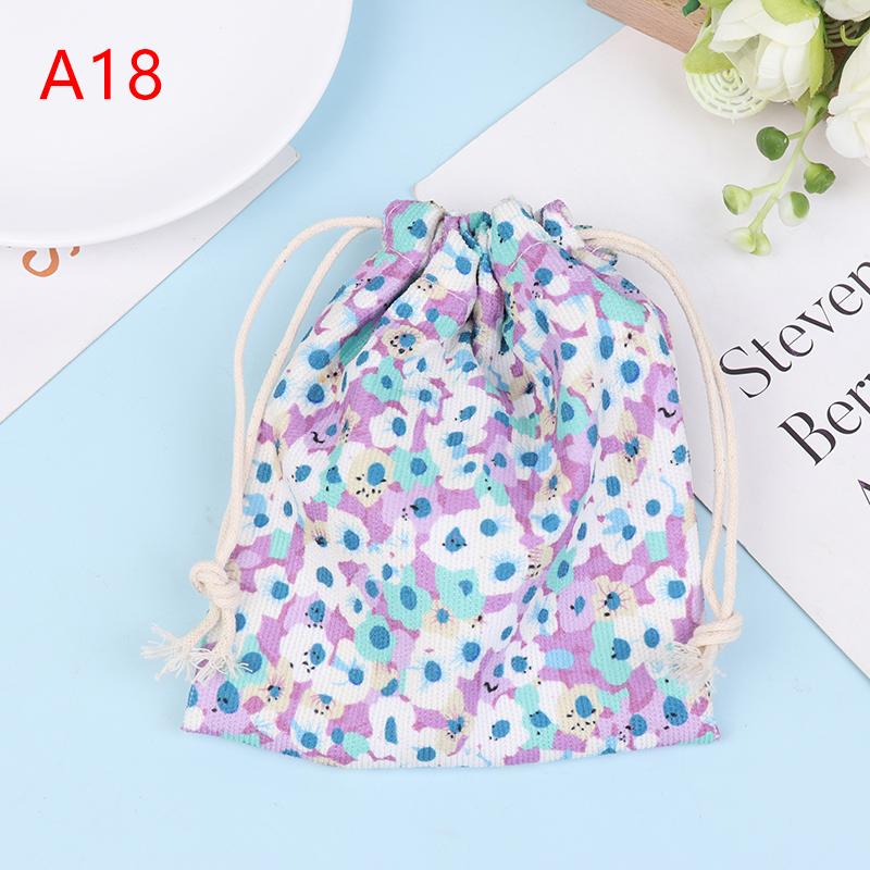 Cute Corduroy Small Lipstick Cosmetic Coin Purse Key Drawstring Storage Bag Women Jewelry Tote Rope Pouch String Bags Organizer