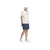 Adidas Originals X-Large Collaboration Embroidered Logo High-Waist Drawstring Athletic Shorts Men Shorts Navy IS0653