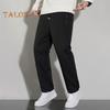 Zima Muži středního věku Kalhoty Zesílený fleece Stahovací šňůrka Pružný pas Velká velikost Udržování tepla Kapsy na zip Jednobarevné Teplé Sport Cestování Práce