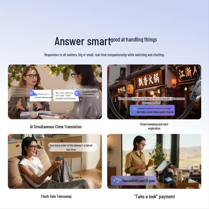 Qianwen G1 AI Smart Glasses
