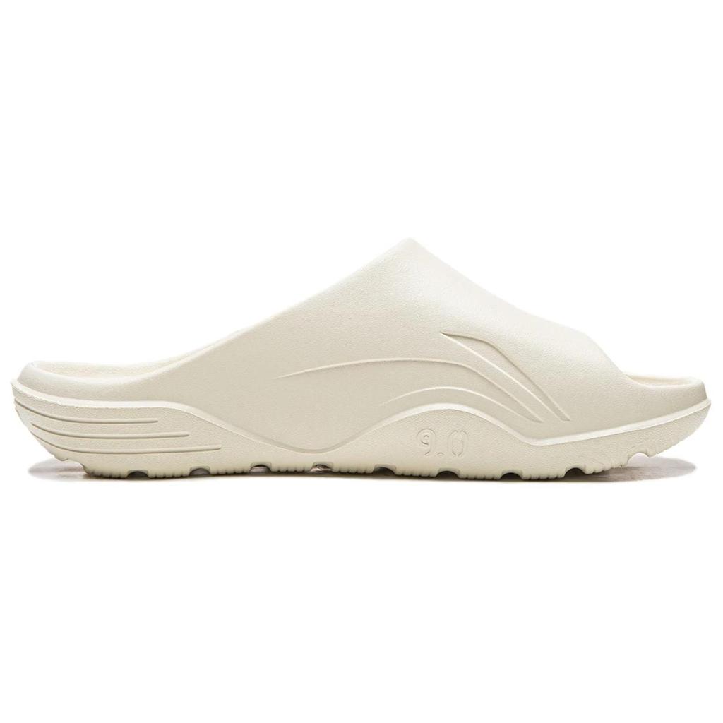 Li Ning Badminton Collection Slide Slippers Unisex Ecru AYCV001-1