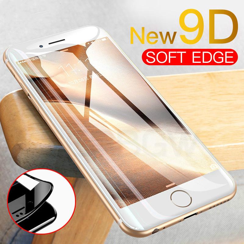 

Новый 9D защитное стекло для iPhone 6 6S 7 8 Plus X стекла на iPhone 7 6 8 X R XS MAX экран протектор