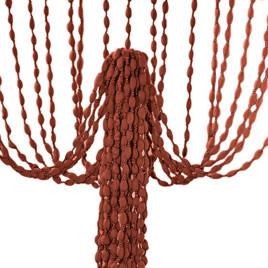 String Door Curtain Soft Balls Tassel Door Curtain Wall Panel Fringe Window Blind Decorative Room Divider for Home Bedroom Living Room Backdrop