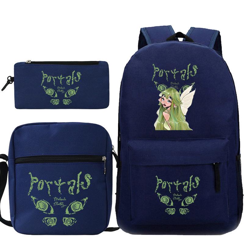 Popular Singer Peripheral Backpack Pencil Case Student Schoolbag Three-piece Set